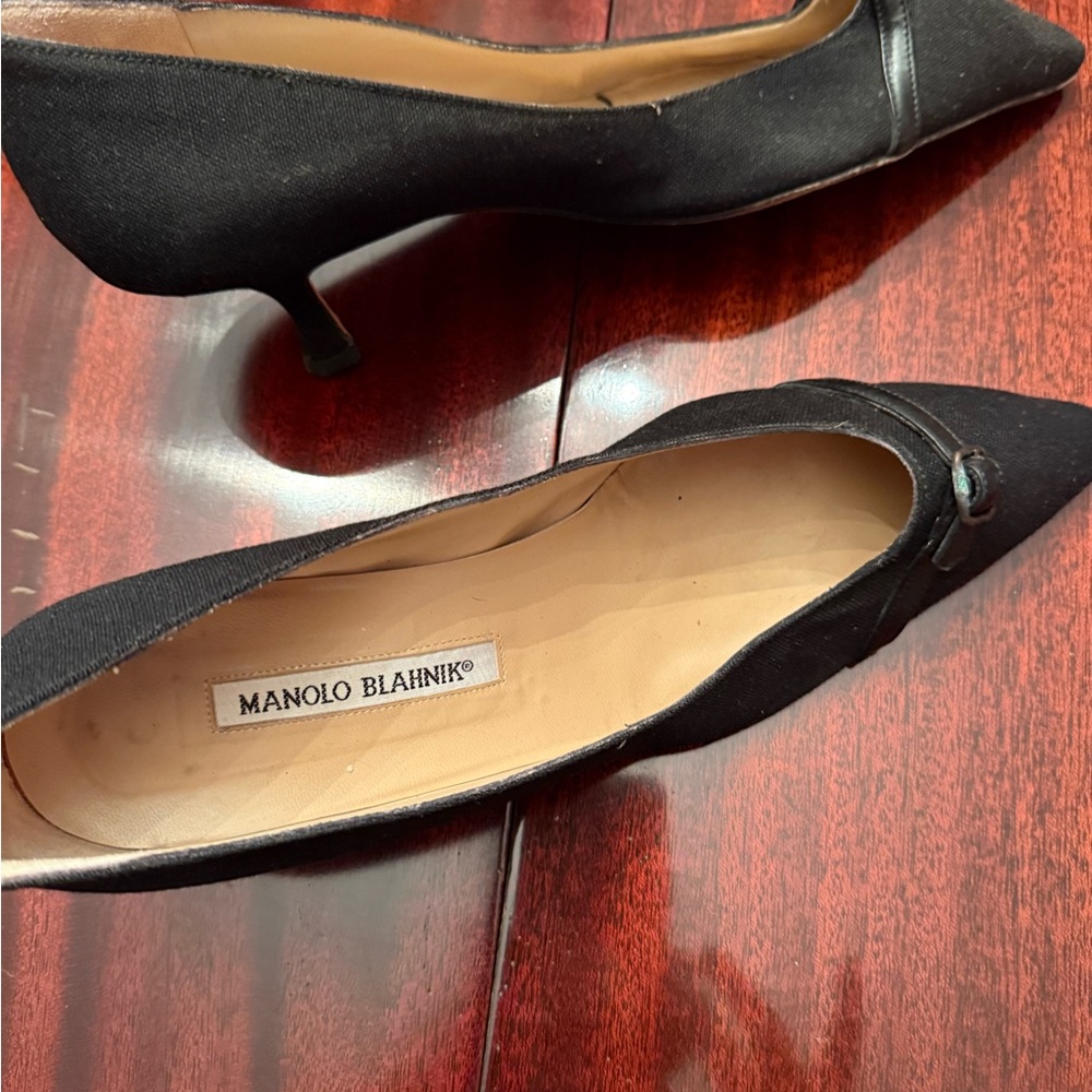 Manolo Blahnik Classic Black Heels